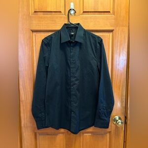 Classic Black Dress Shirt - Express